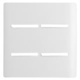 Placa 4x4 4 Interruptores - Novara Branca